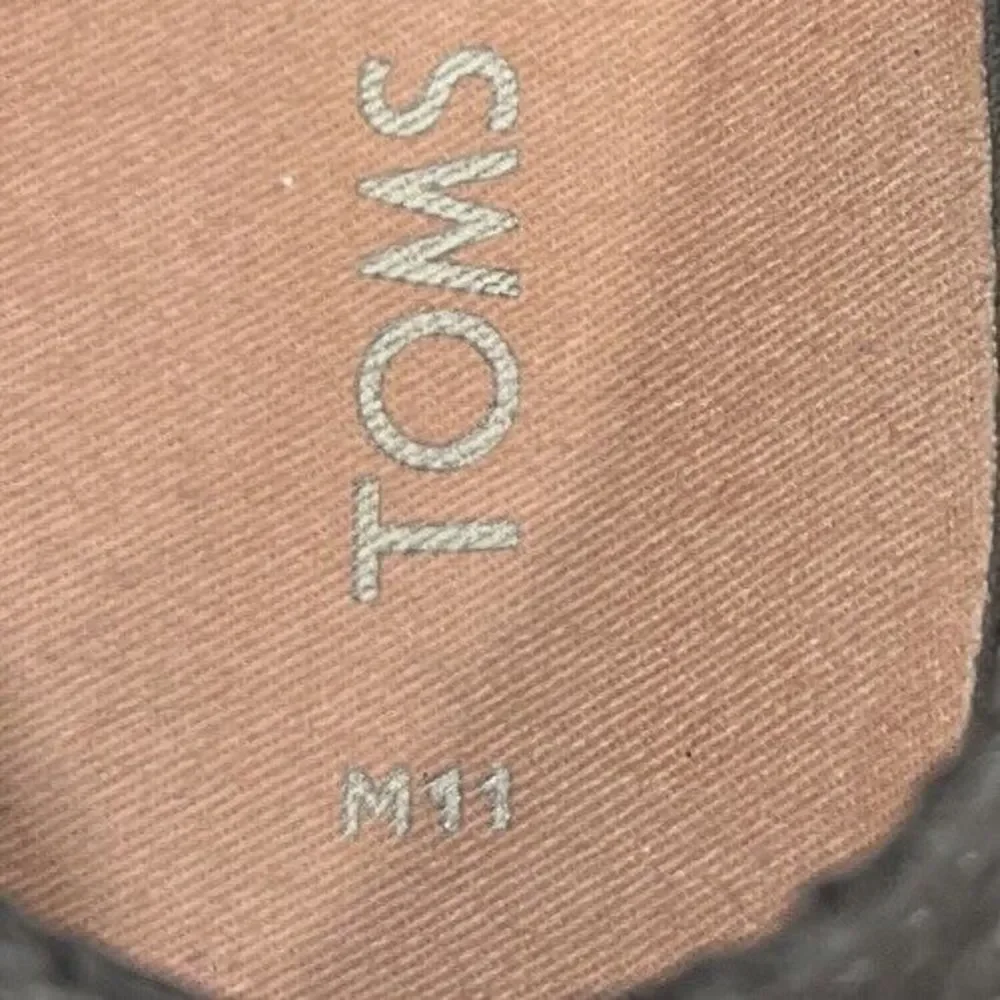 Toms Preston‎ Nubuck Mens Oxford Lace Plain Toe Grey 10011586 Size 11